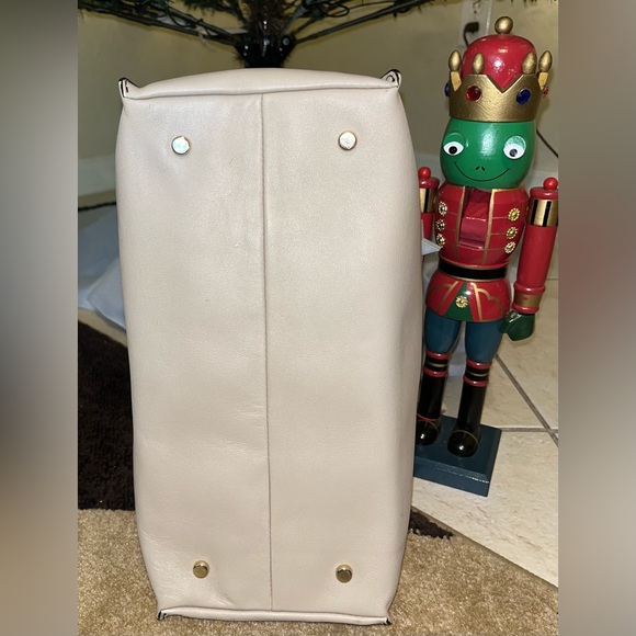 Kate Spade Rectangular Leather Tote/Shopper - Taupe/Black - Picture 8 of 15